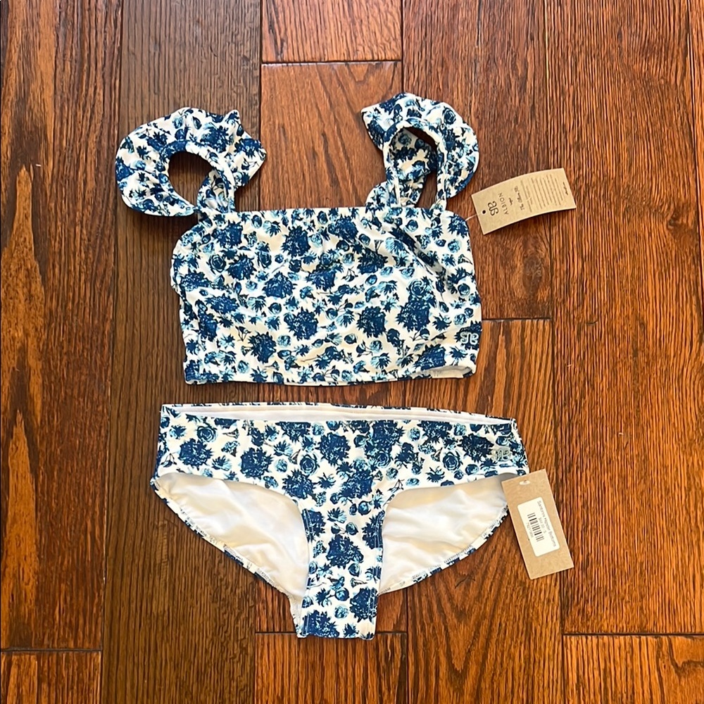 NWT Albion Fit 2 piece bikini set Santorini print. Size.Small - Picture 6 of 16